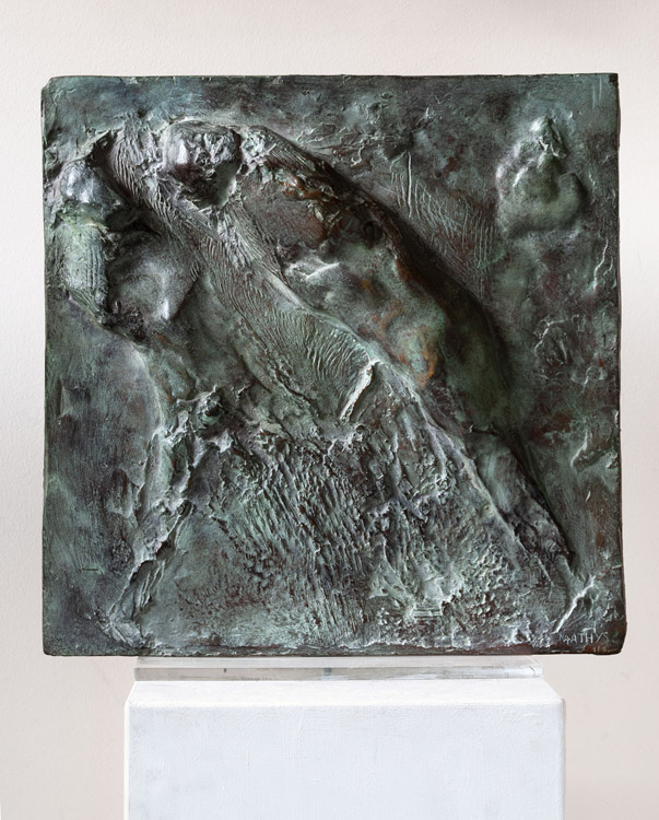 Marcel Mathys Dans un labyrinthe Bronze 45 x 45 cm