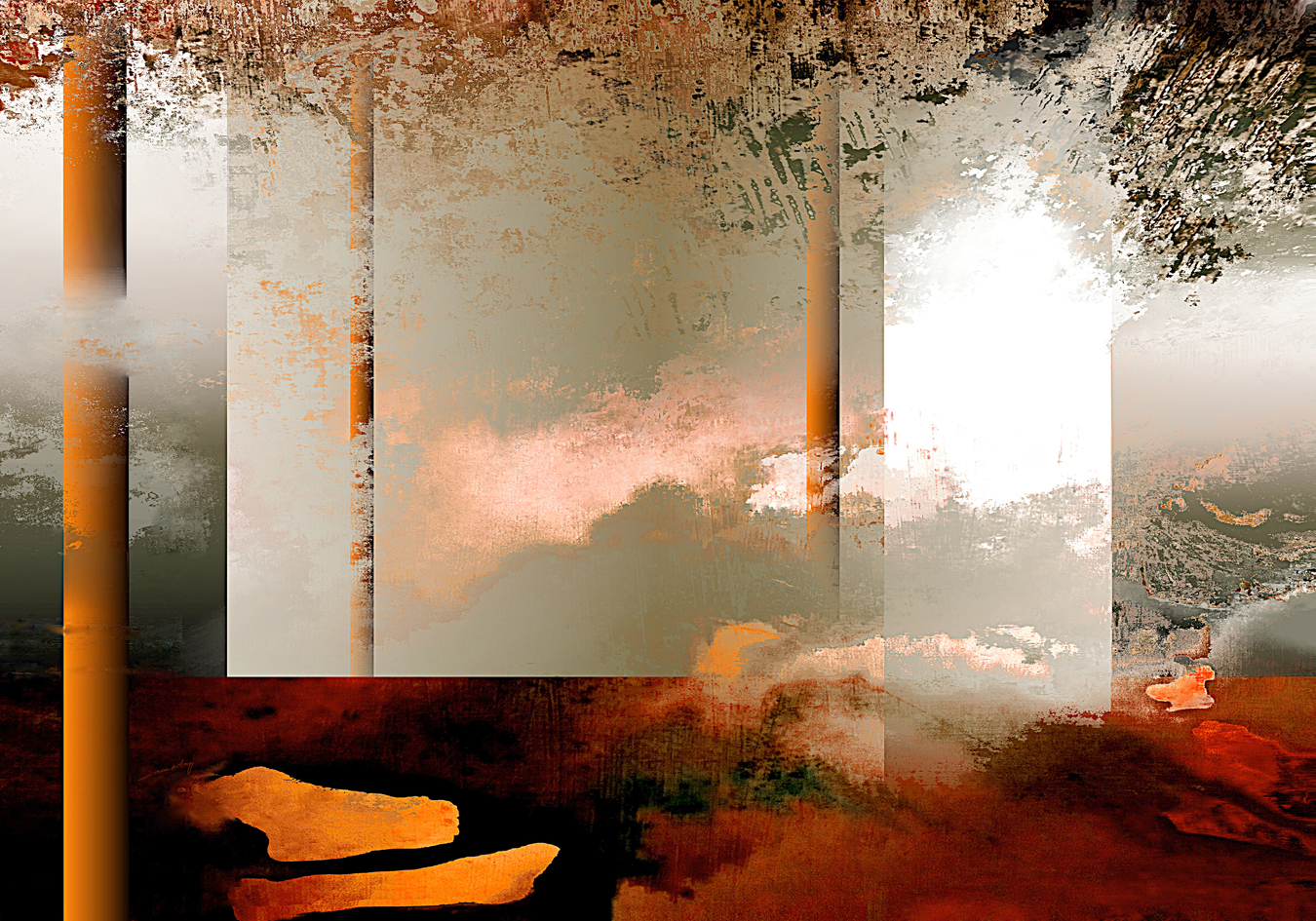 AFTER the STORM - Après l’Orage - 74x114x0,5 cm sur Plexiglas - 2014