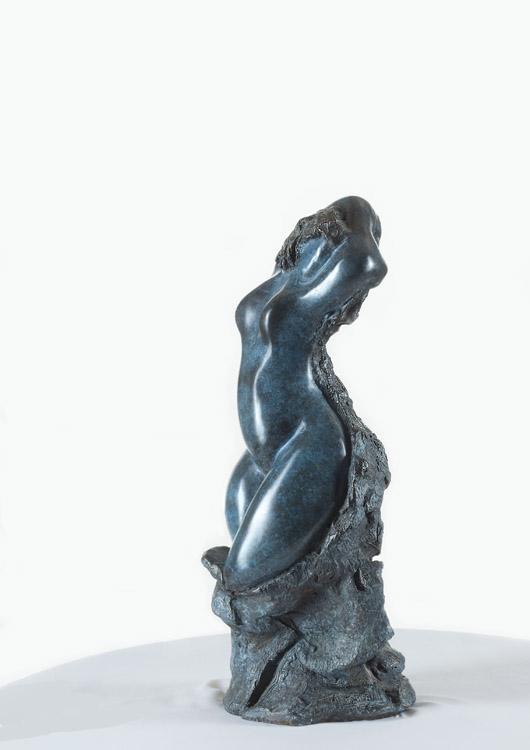  ERUPTION, bronze, H cm 48
