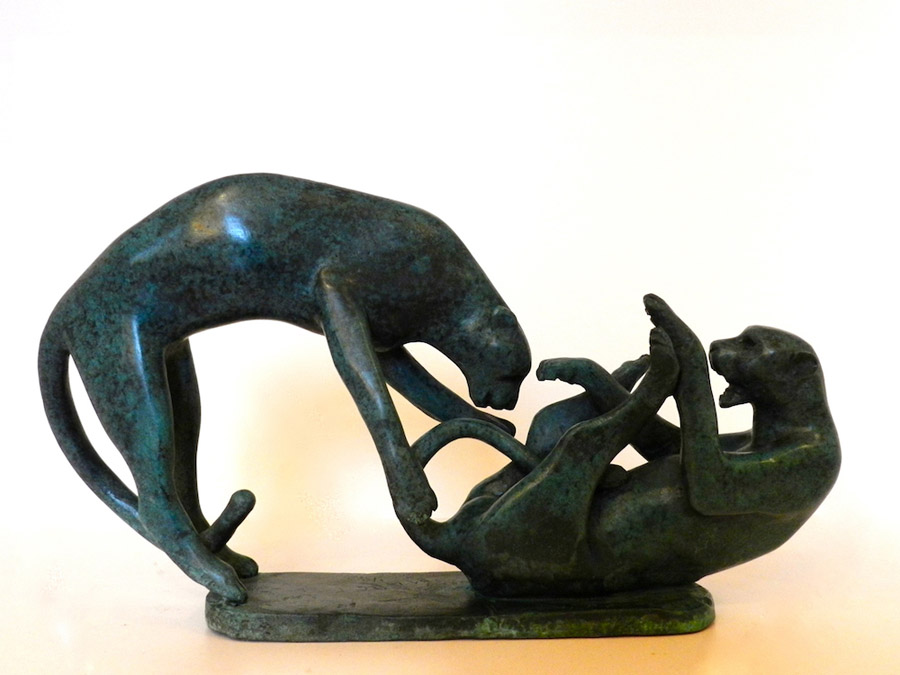 SOUMISSION, bronze, cm 38 x 23